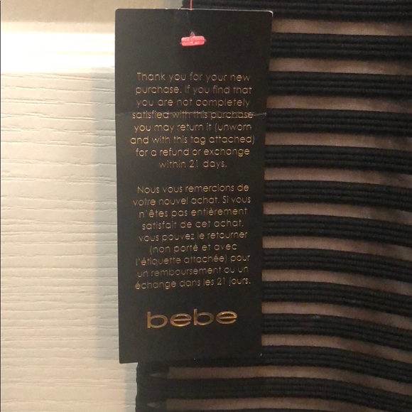 Black Midi Bebe Dress - Picture 4 of 5